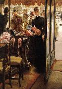 James Joseph Jacques Tissot Shop Girl Sweden oil painting artist